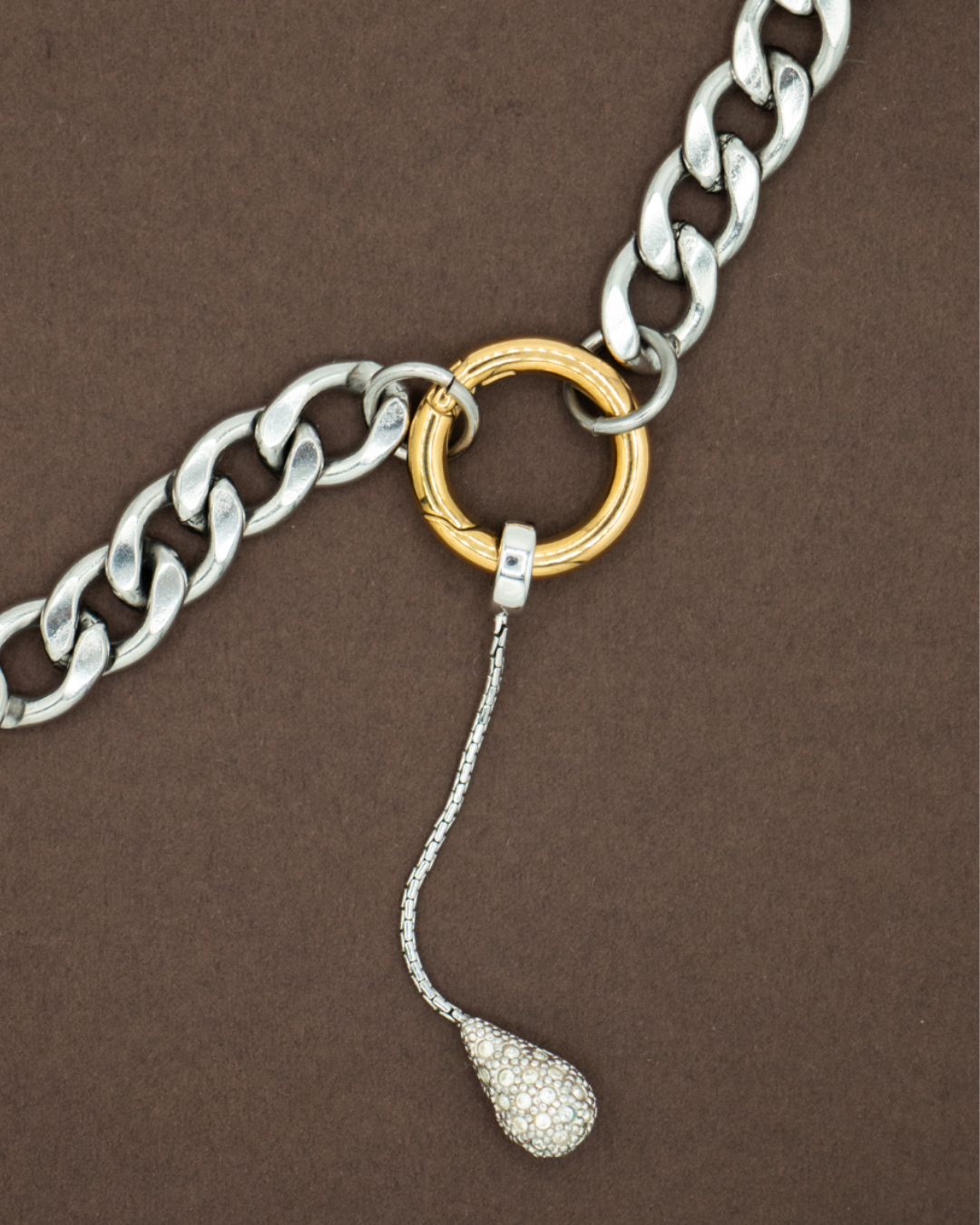 COLLIER HORIZON - DORÉ/ARGENTÉ