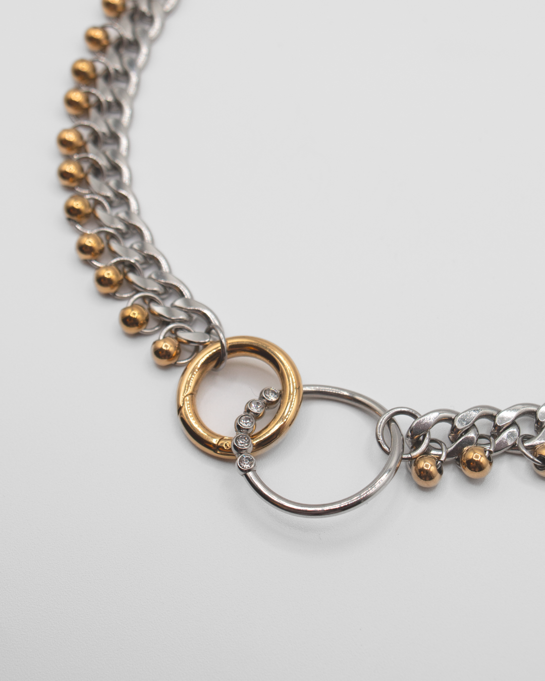 COLLIER TEMPO - DORÉ/ARGENTÉ