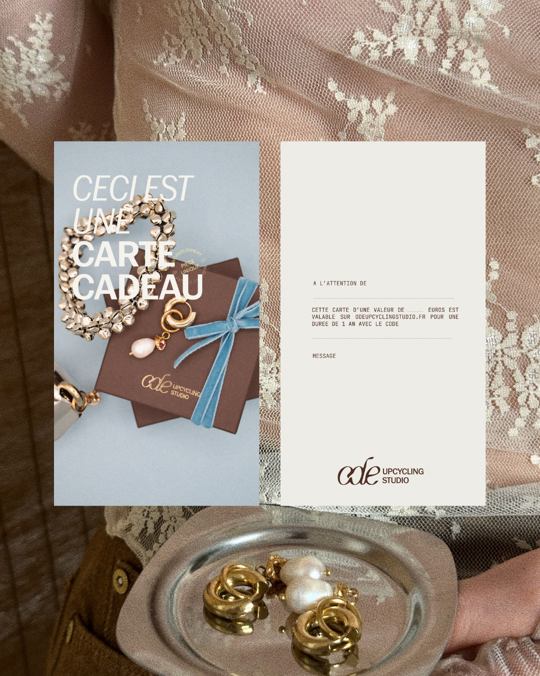 CARTE CADEAU DE 10 À 250 EUROS