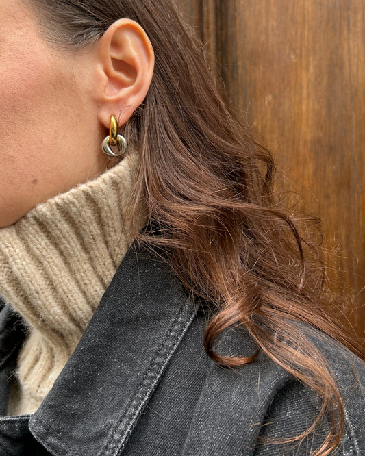 BOUCLES D'OREILLES ORIGINES - DORÉ/ARGENTÉ