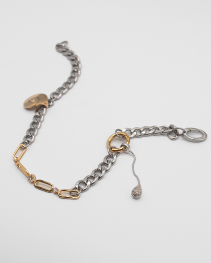 COLLIER HORIZON - DORÉ/ARGENTÉ