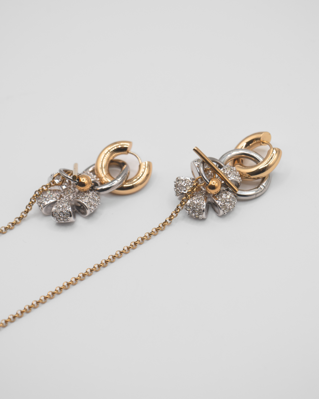 BOUCLES D'OREILLES DESERT FLOWERS - DORÉ/ARGENTÉ