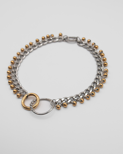 COLLIER TEMPO - DORÉ/ARGENTÉ