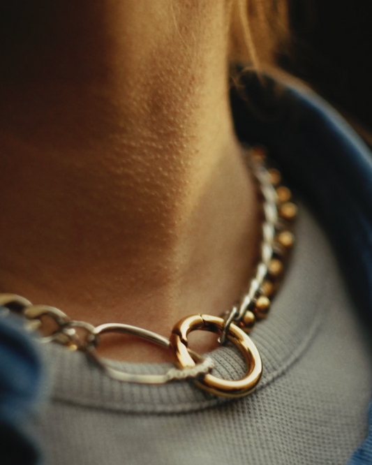 COLLIER TEMPO - DORÉ/ARGENTÉ