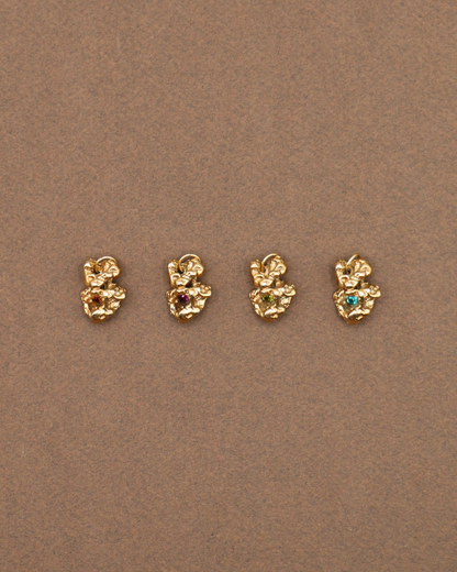 COLLIER FRAGMENT - DORÉ/CRISTAUX COLORÉS